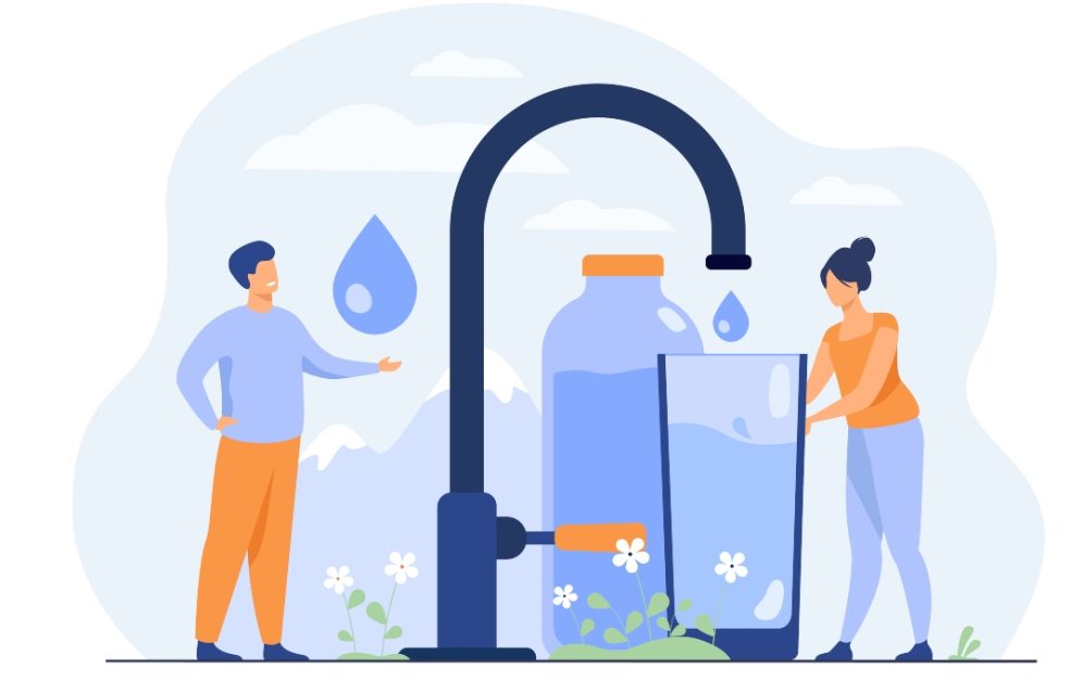 poupar agua